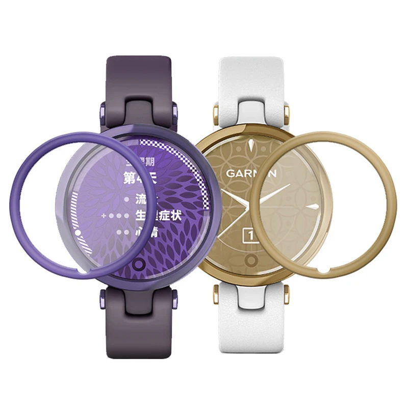 Защитная 3d пленка с закругленными краями для умных часов Garmin Lily Watch полноэкранный