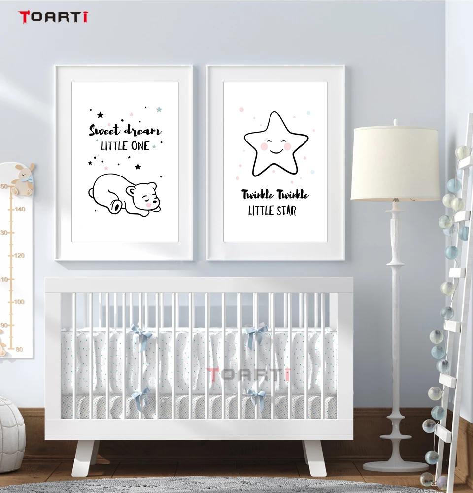 Постер Sweet Dream Little One с принтом современный Декор для дома модульная Настенная