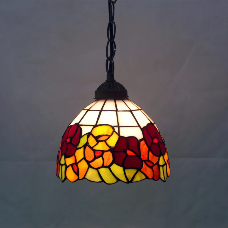 Витражный стеклянный светильник Европейский краткое искусство занавес бисер