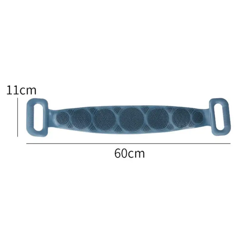 

Bath Shower Silicone Body Brush Bath Belt Exfoliating Back Brush Belt Wash Clean Bath Scrub Belt