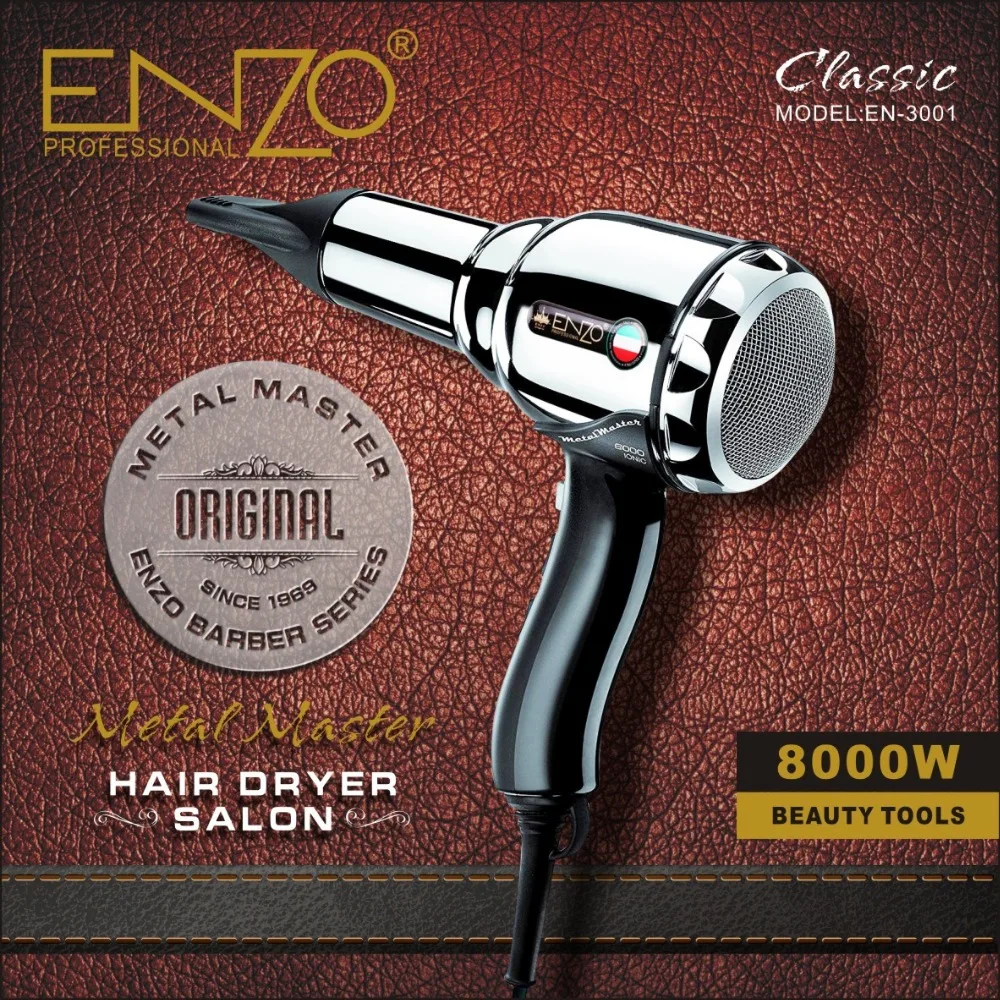 

Enzo Professionele FÃ¶hn Borstel 8000W Negatieve Ionische FÃ¶hn Sterke Wind Krachtige Salon Haardroger Diffuser Voor FÃ¶hn