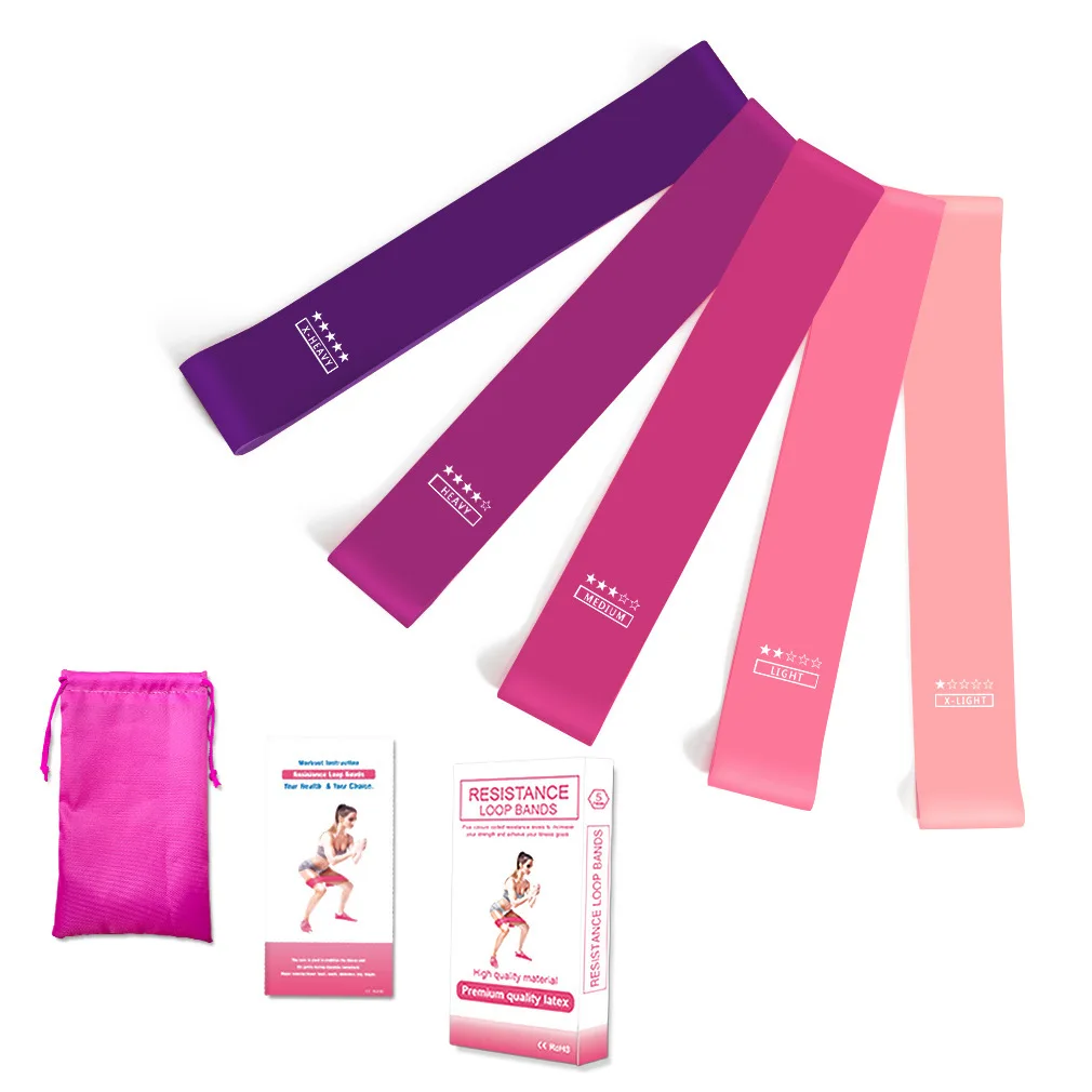 

Fitness Equipment Bodybuilding Elastic Rubber Resistance Band Gym Yoga Silicone Tension Band Strength Training Fitness Equipment