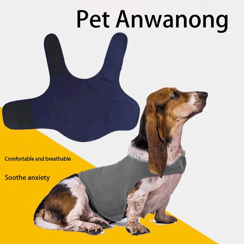 

Pet Coat Anti Anxiety Dog Puppy Vest Jacket Shirt Stress Relief Calming Wrap Soft Pet Clothing Comfortable Clothes XS-XL