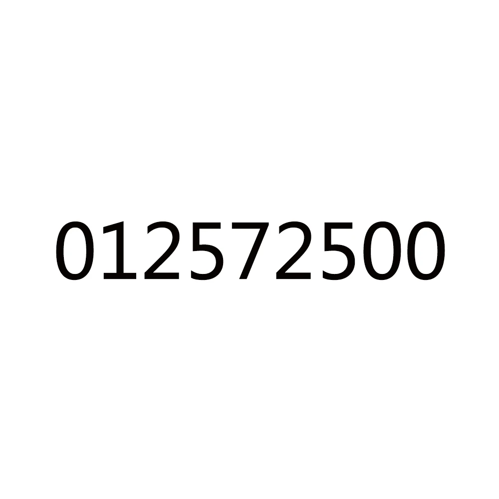 

012572500