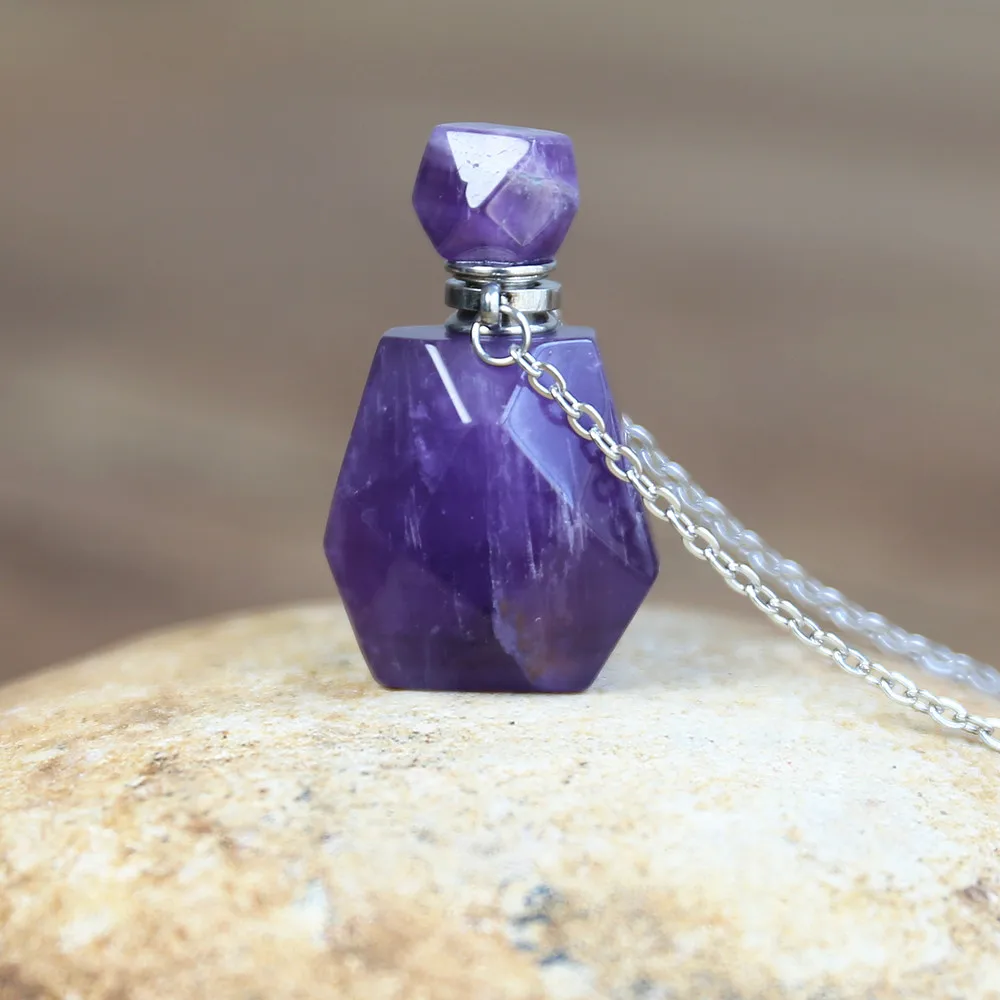 Натуральные драгоценные камни диффузор эфирного масла женское ожерелье