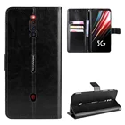 Чехол-книжка для Nubia Red Magic 5G, NX659J, кожаный, с подставкой, для Nubia Red Magic 3, 3S, Mars, чехол-кошелек Nubia Red Magic 5S