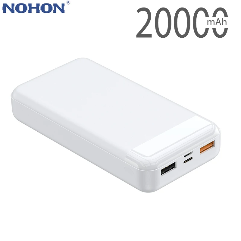 

20000 mAh USB Power Bank Portable Fast Charge Powerbank Charger Mobile Phone External Battery 20000mAh Poverbank For Xiaomi mi