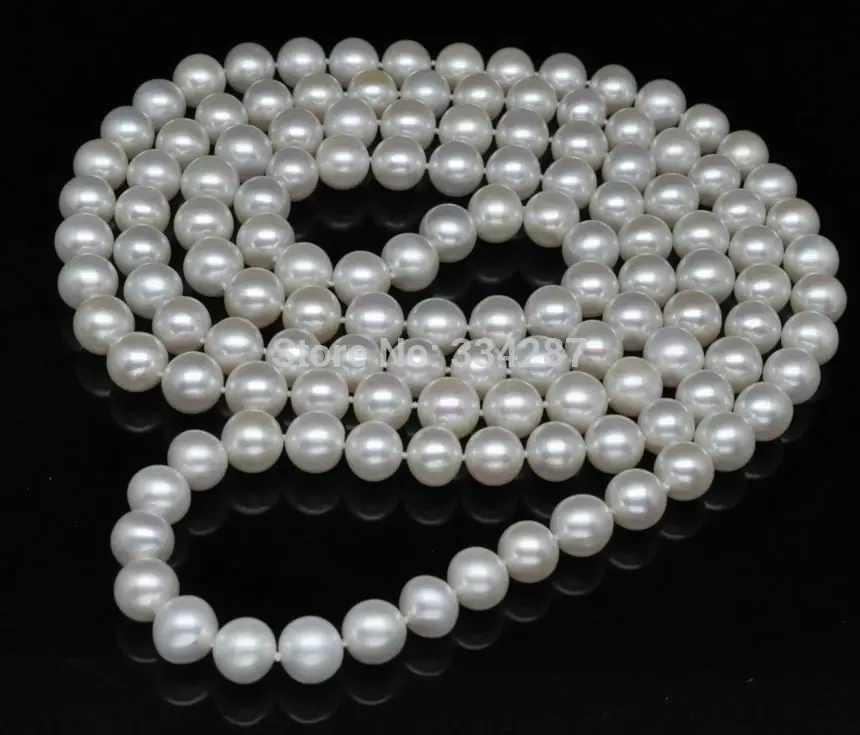 

Natural Huge 11-12mm AA+ level white pearl necklace