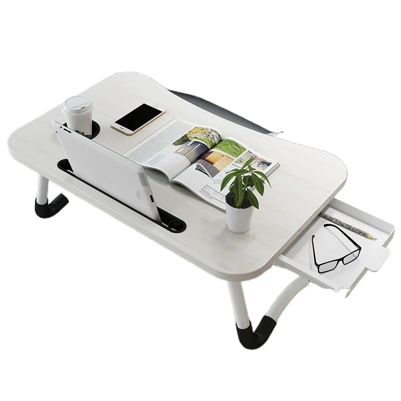 Детский офисный маленький письменный стол портативный для ноутбука