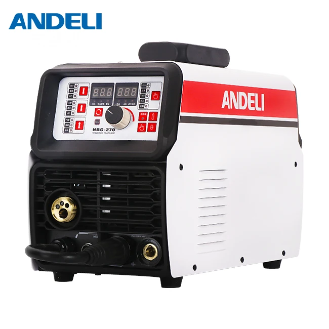 ANDELI портативный интеллектуальный сварщик CO2 MIG 270 MIG/TIG/MMA/волочильный сварочный
