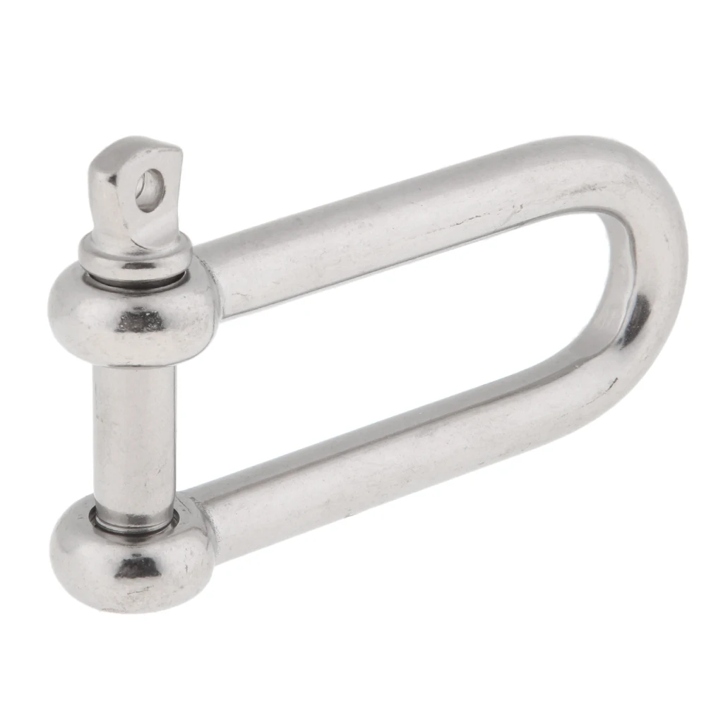 

3/8 Inch Boat Marine 304 Stainless Steel Long Anchor D Shackle With Pin