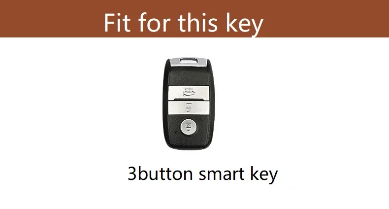 Genuine Leather Key Case Cover for Kia Vehicles KX5 K3S RIO Ceed Cerato Optima K5 Sportage Sorento K2 Soul K3 Car Accessories image 2