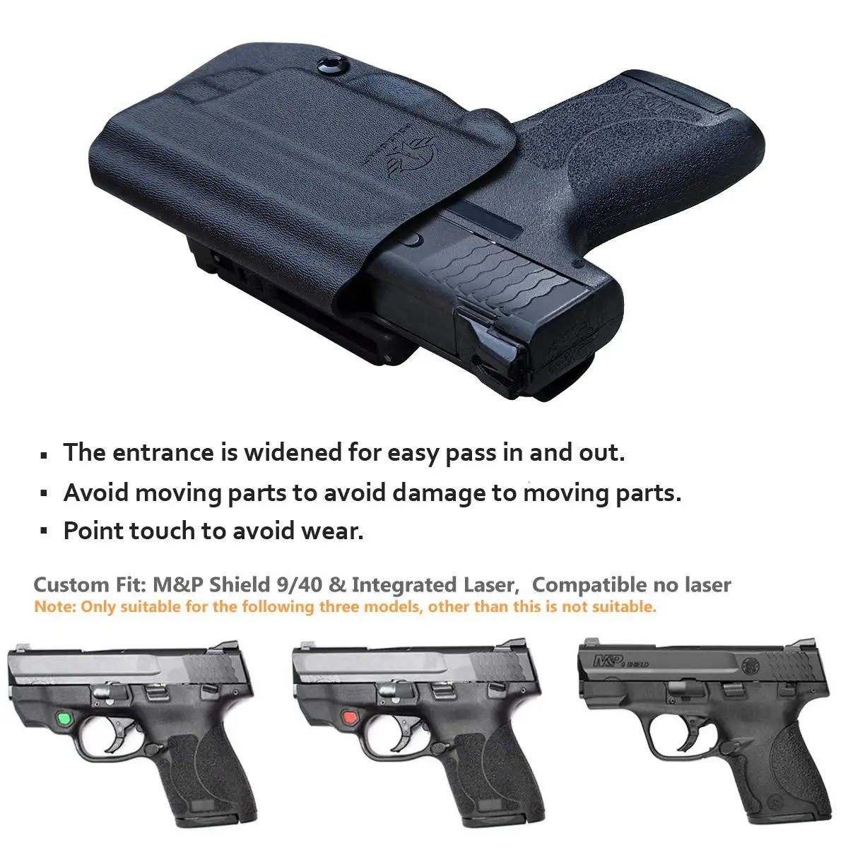Чехол для пистолета POLE.CRAFT M &amp P Shield 9 мм OWB Kydex кобура Smith Wesson мм/ .40-со встроенным