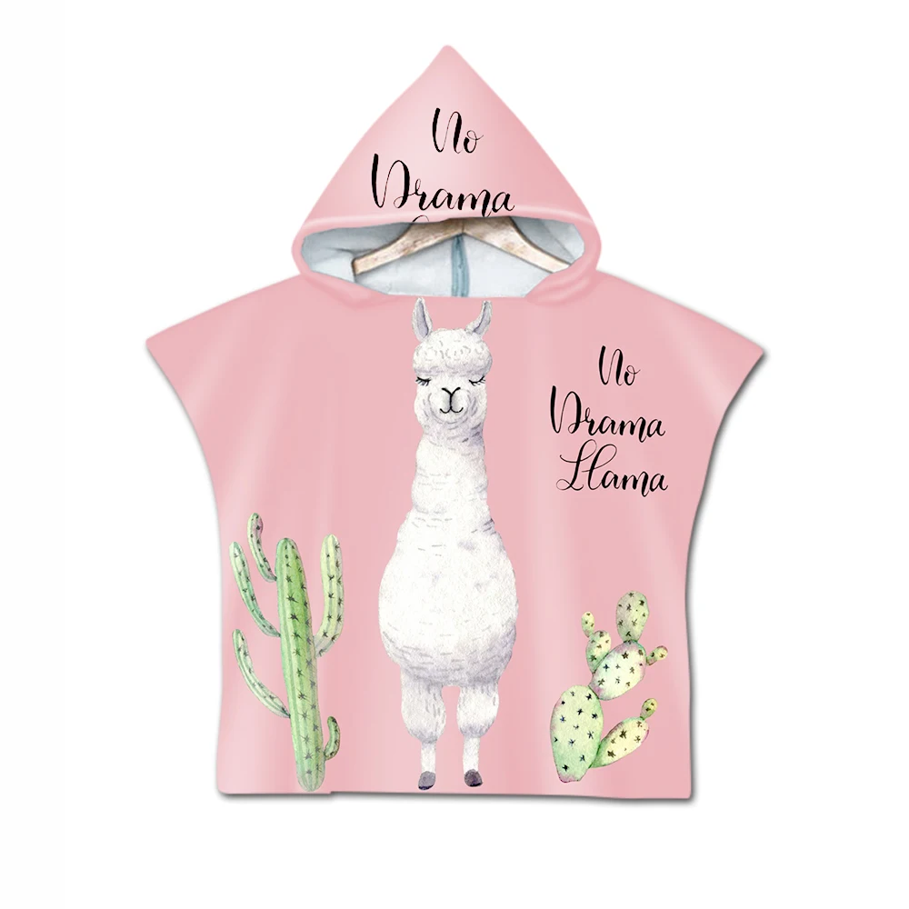 Пляжное полотенце накидка детское цветное милое пляжное альпака банное с