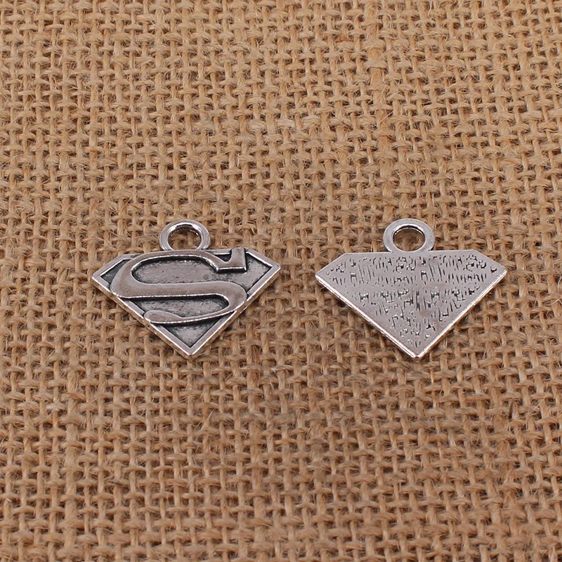 

4 шт буквы S амулеты 28x25 мм античный серебряный цвет кулон для DIY ювелирных изделий ручной работы ремесло 2958