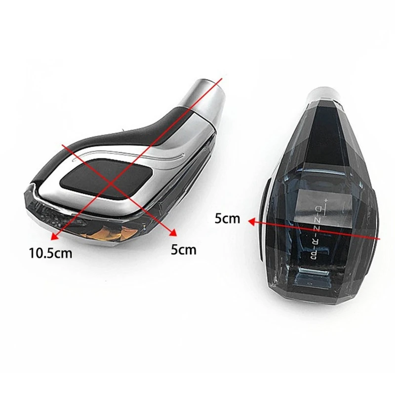 Car Universal LED Crystal Handles Automatic Gear Shift Knob Lever Stick Head for Toyota Honda Hyundai Nissan | Автомобили и