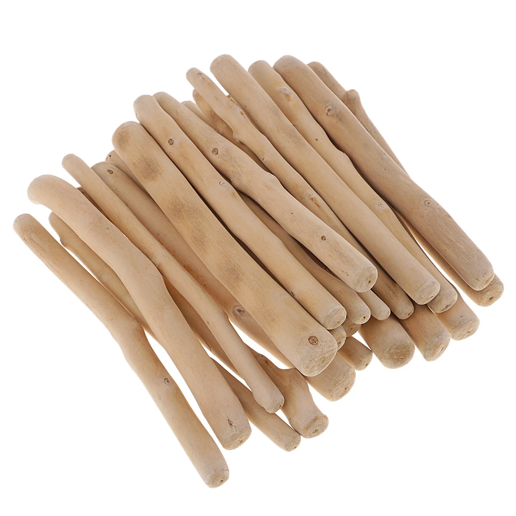

250g Long Natural Driftwood Branches, Forest Wood Craft Sticks, Unfinished Wood Pieces, Rustic Terrarium Wood Aquarium Ornaments