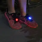 Бегусветильник светодиодный светящийся зажим для обуви многофункциональный мини-ночник для бега предупресветильник зажим для рюкзака фонарик для езды на велосипеде