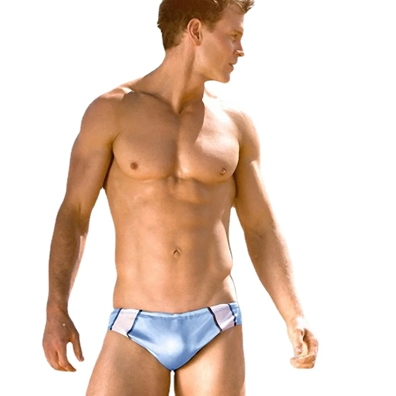 

Горячая Распродажа, мужские плавки, мужское бикини, купальник, сексуальные трусы для плавания для геев, мужские трусы в стиле пэчворк