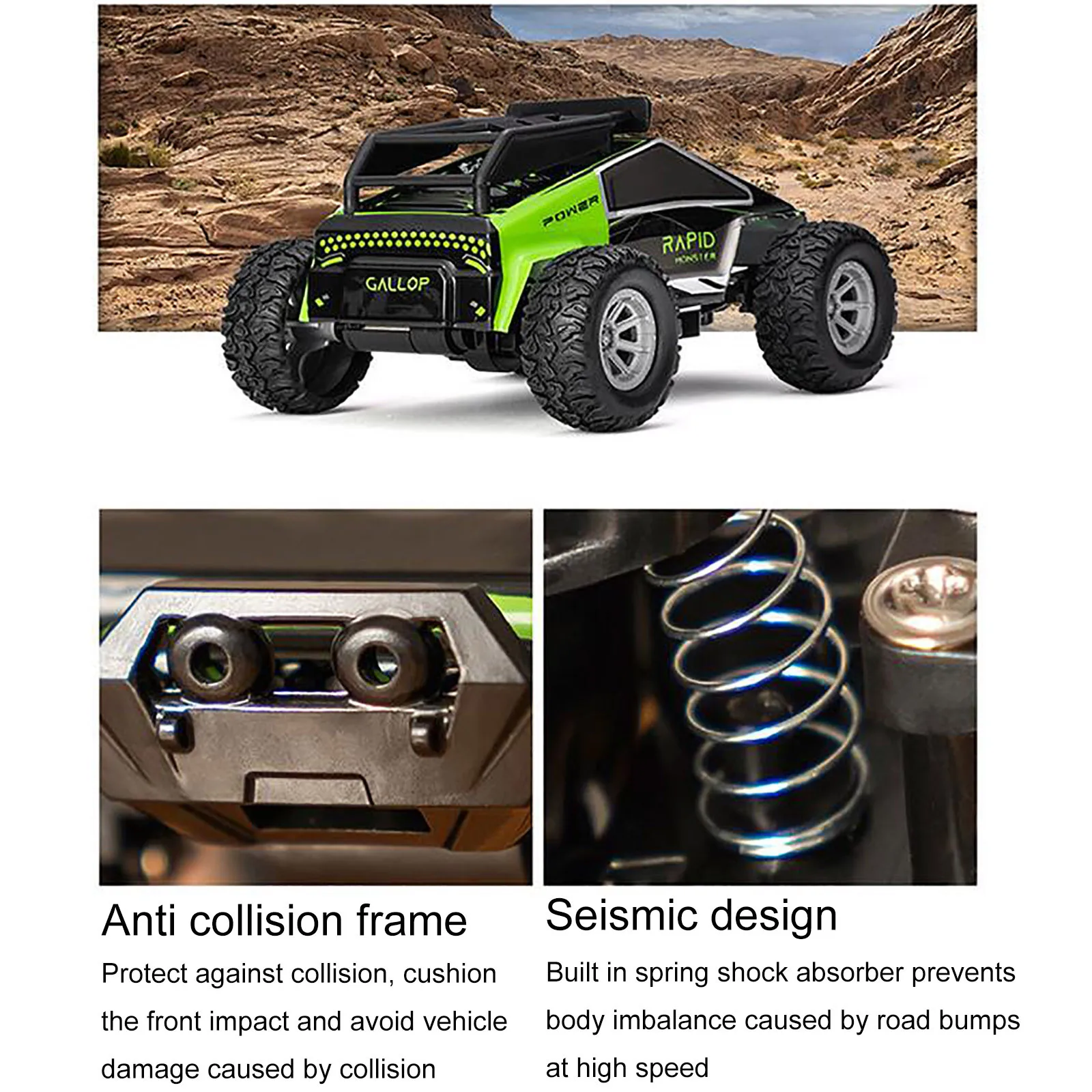 Мини-внедорожник с дистанционным управлением 1:32 высокоскоростной автомобиль