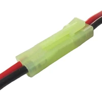 1 pair mini tamiya male cable and mini tamiya female wire cable 100mm electric connector for airplane diy