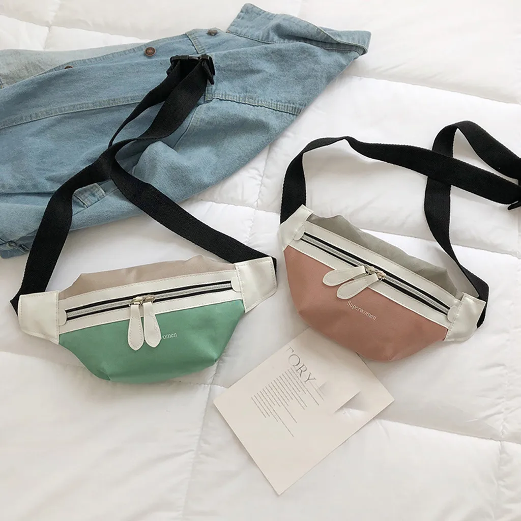 

Women's Fashion Canvas Letter Shoulder Messenger Crossbody Chest Bags Packs Mujer Bolsas Femininas Torby Damskie #20