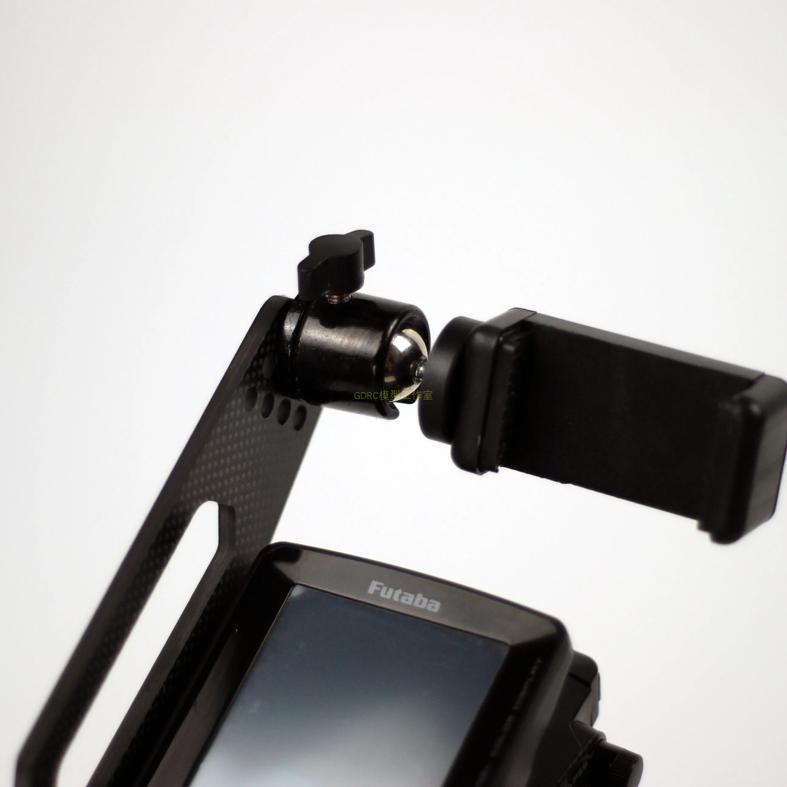 rc radio control car cell mobile phone holder camera mount for futaba 7px 7pxr transmitter option upgrade parts free global shipping