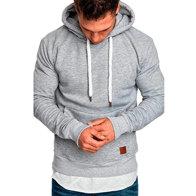 Мужская толстовка с длинным рукавом на осень и весну повседневные толстовки