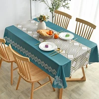 nordic tablecloth waterproof oil proof table cover rectangular tablecloth tea table cloth table mat party decoration tablecloth