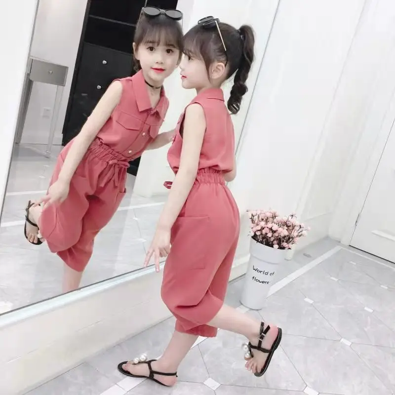 

Girls Summer Suit Baby Short Sleeve T Shirt +pants 2piece Kids Boutique Outfits Children Girls Clothing Sets