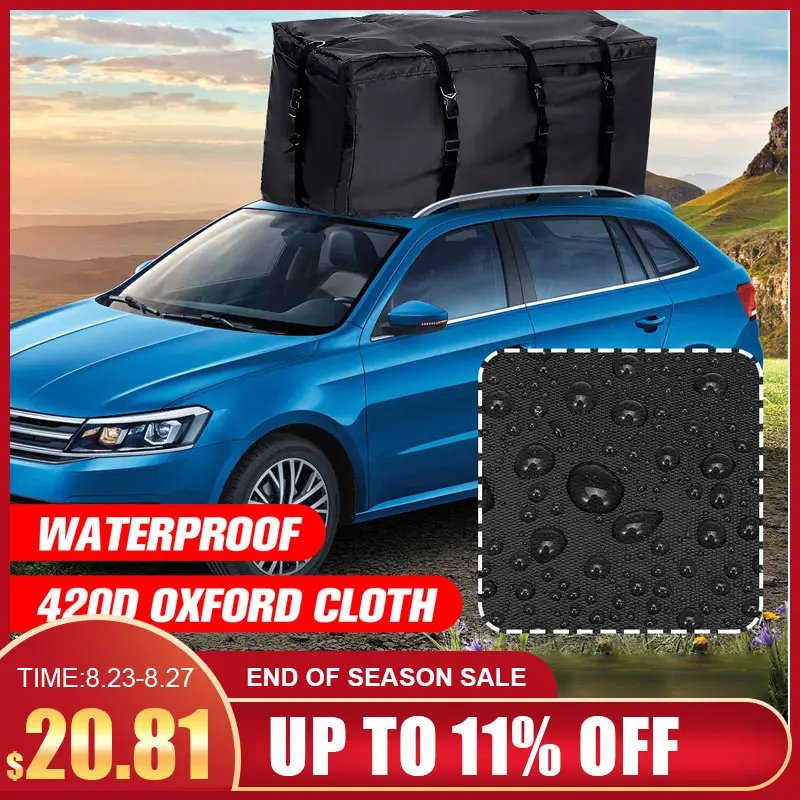 Водонепроницаемая сумка на крышу автомобиля багажник для багажа дорожная из