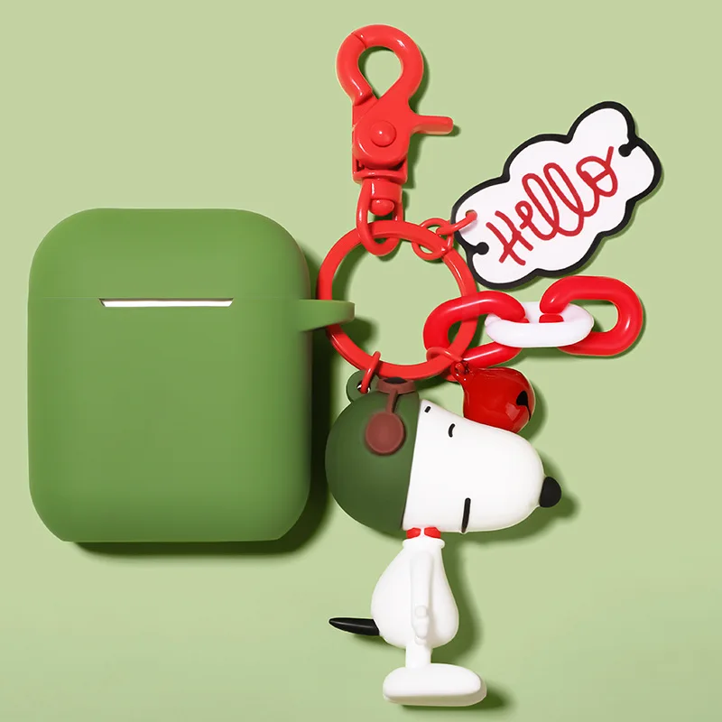 Мультфильм Snoopy Charlie doll брелок защитный чехол для airpods анти-потеря хранения
