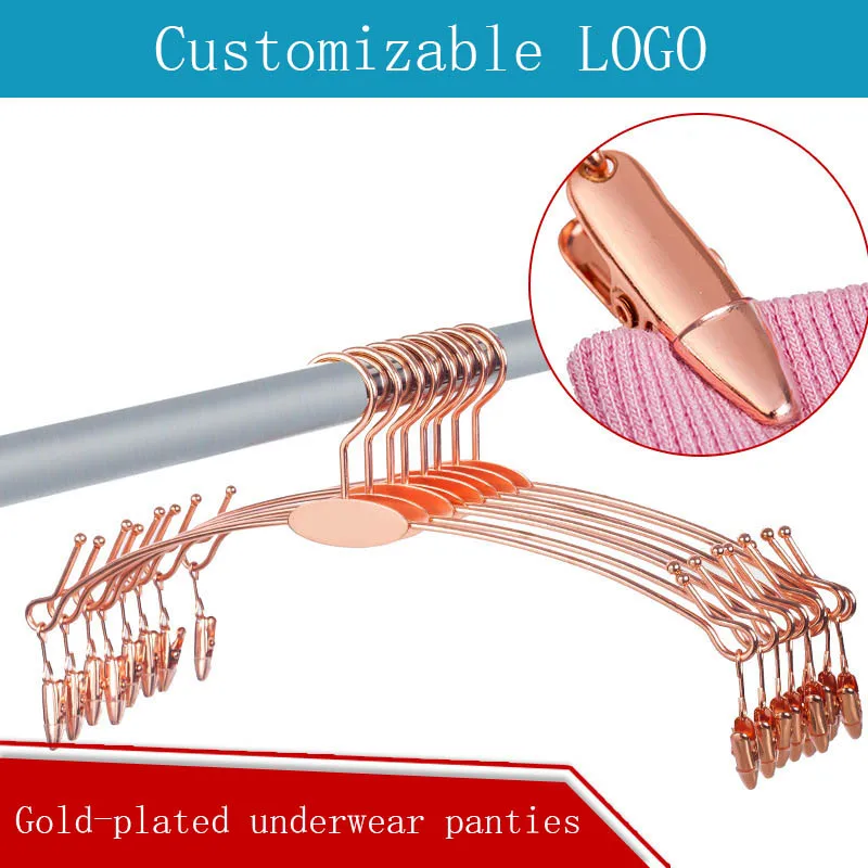 20 шт./компл. вешалки из розового золота изысканное металлическое смелое