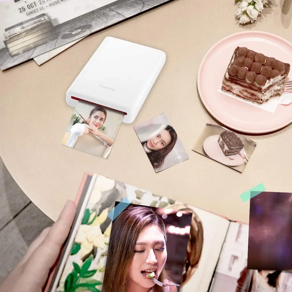 200 листов фотобумаги HUAWEI Zink 2*3 дюйма с защитой от подделки для портативный