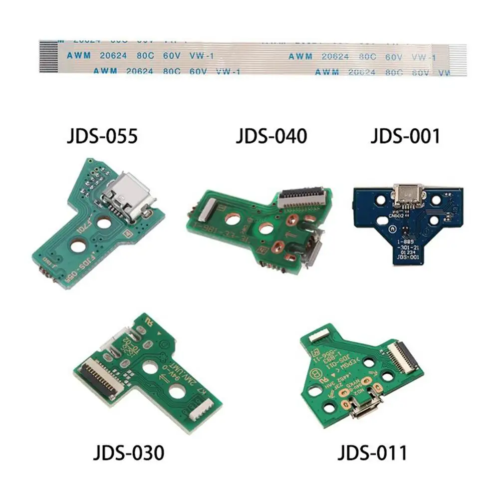 Тонкий контроллер электронная плата JDS 030 040 для беспроводной зарядки PS4|Зарядные