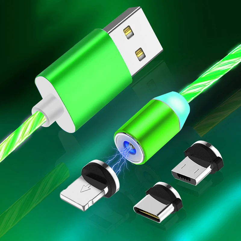 Магнитный светильник для быстрой зарядки Smash для Micro USB и type-C для iPhone X XR 6 7 8 Plus и Android samsung S9