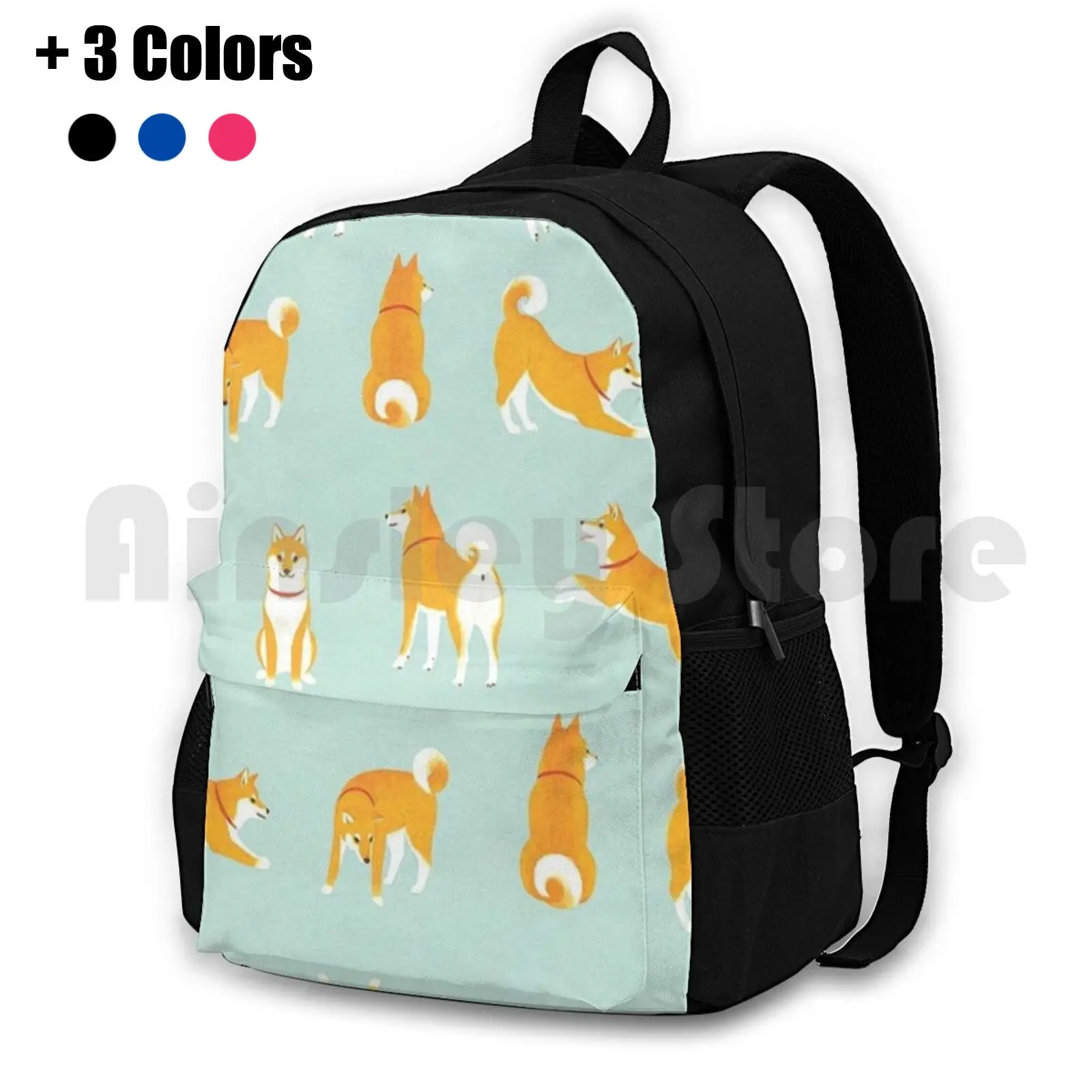 

Dogue Outdoor Hiking Backpack Riding Climbing Sports Bag Dog Dogue Meme Puppy Shiba Inu Grey Pupy Dogie Doge Tumblr Cool Cute