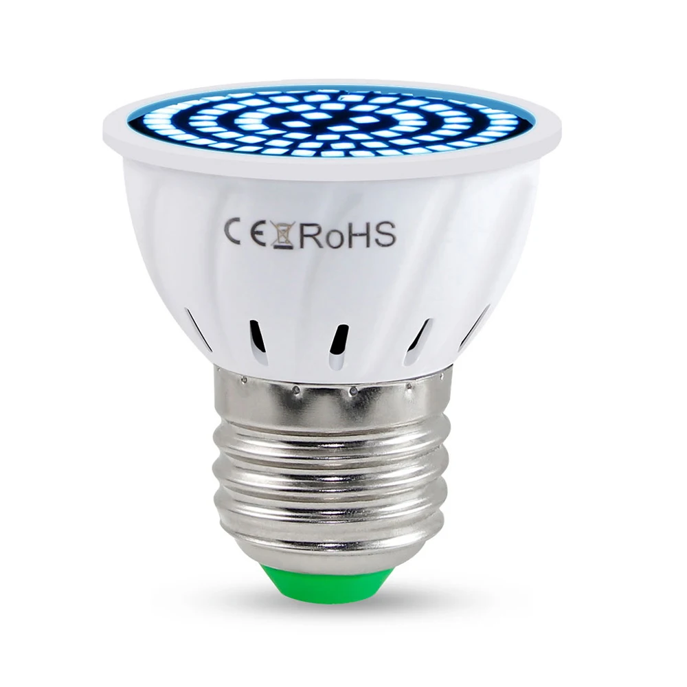 

10Pcs 5W UV Ultraviolet LED Spot Light Bulb E27 MR16 GU10 Germicidal Lamp Sterilizer 72LEDs SMD 2835 for Home Hotel Desinfection