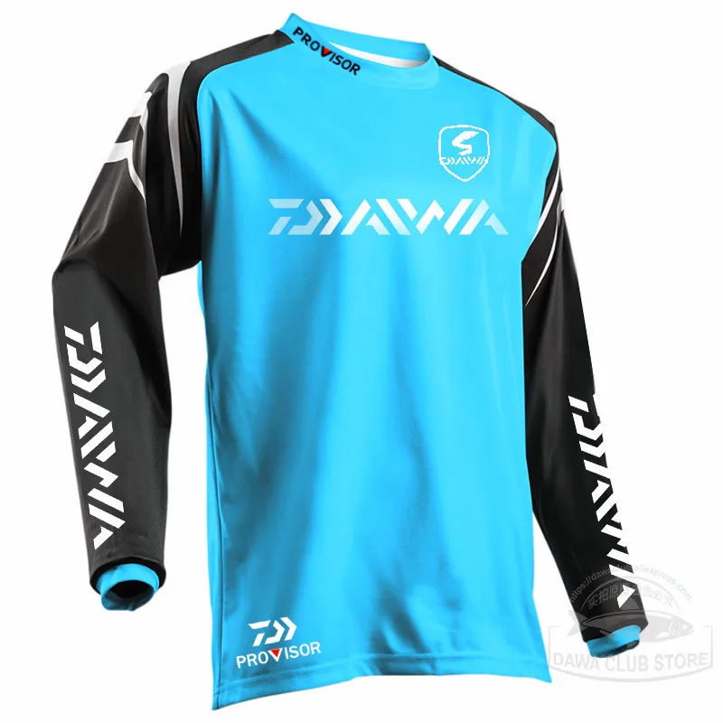 DAIWA Fishing Clothing Quick-Drying Sun UV Protection T Shirt Vests Sports Clothes Fishing Clothes Fishing Shirts Cycling Wear - Цвет: 222