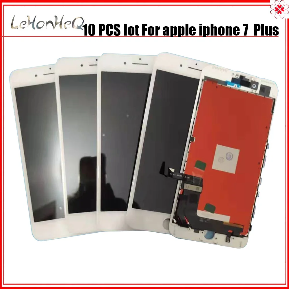 

10 шт./лот жк-экран для iPhone 7 Plus жк-экран дигитайзер в сборе с сенсорным экраном для iphone7 plus для iphone 7 P LCD