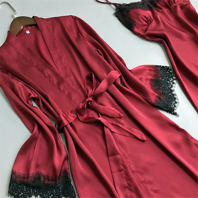 Женский халат с нагрудными подушечками ночная сорочка на бретелях летняя одежда