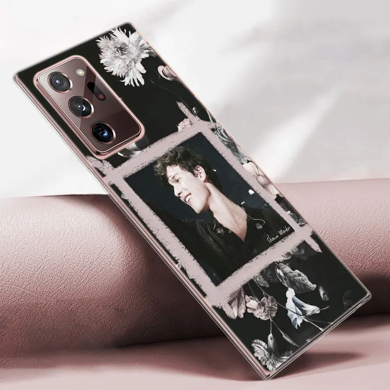 Мягкий чехол для телефона Singer Shawn Mendes силиконовый Samsung Galaxy Note 20 Ultra 10 9 S20 FE S10 Lite S10E S9