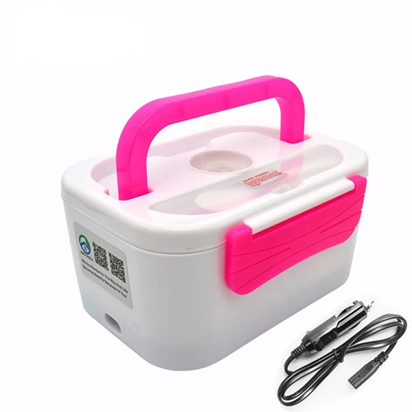 12V car pinkB TENBROMAN ланч бокс электрическое отопление дома и автомобиля 12 В 220 В Plug-в Обед Пищевой Контейнер Портативный блюдо Bento Box - Цвет: 12V car pinkB