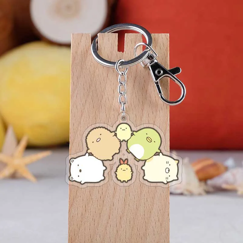 H23 Sumikko Gurashi брелок с милым животным Sumikko Gurashi акриловый брелок с подвеской - Цвет: H23