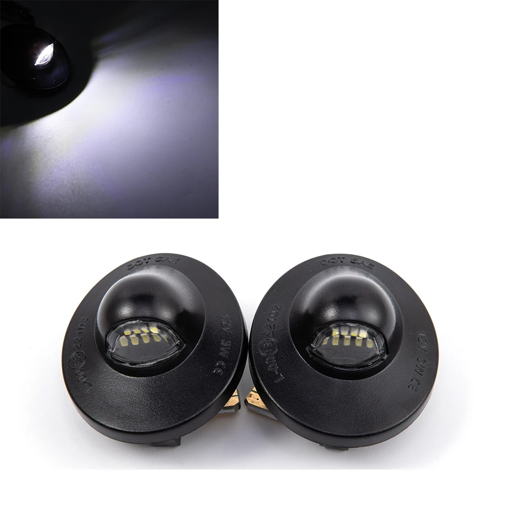 Комплект из 2 предметов 3W светодиодный номерного знака светильник лампа для