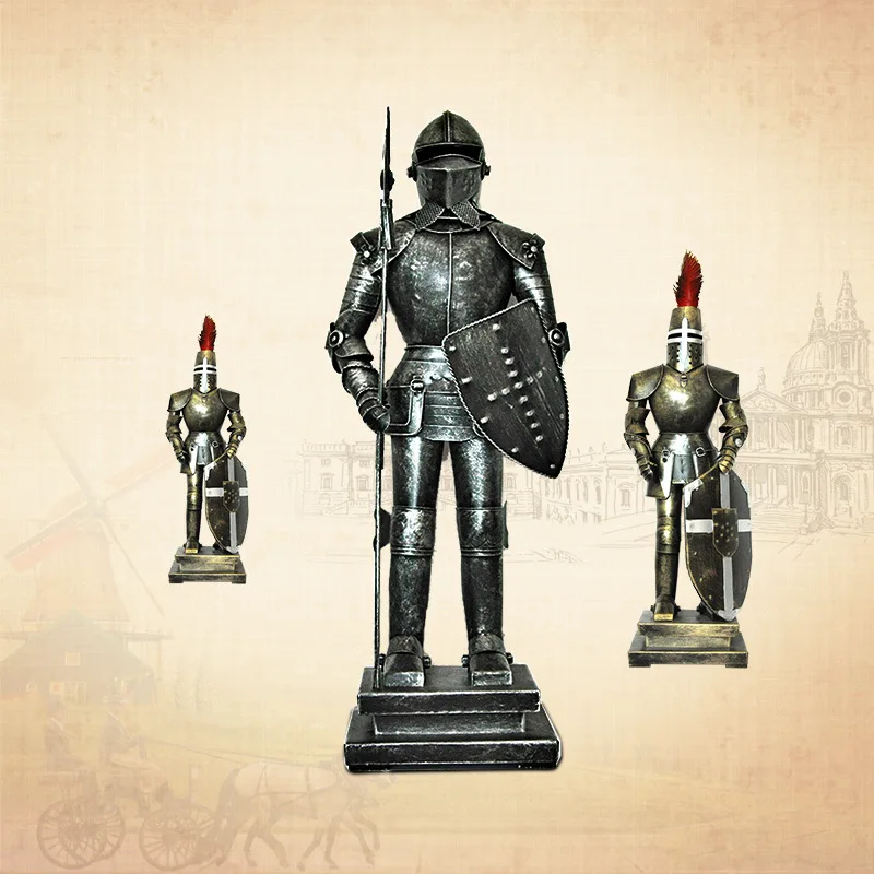 Verkauf ALTE ROM ORNAMENT SKULPTUR MITTELALTER CHARAKTER STATUE KALTGEWALZTE BLATT HANDWERK GERECHTIGKEIT KRIEGER FIGUREN HOME DECORR1307