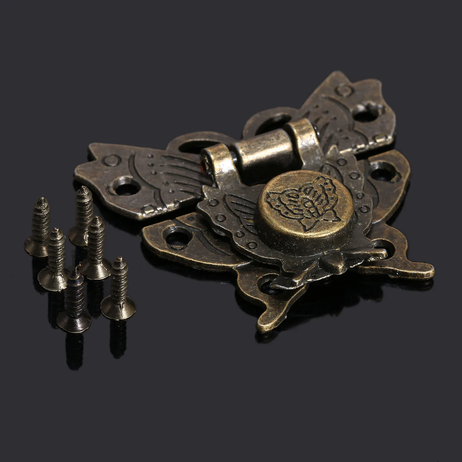 6 шт. 50x45 мм чехол с защелкой переключатель бабочки Ювелирные Изделия Сундук