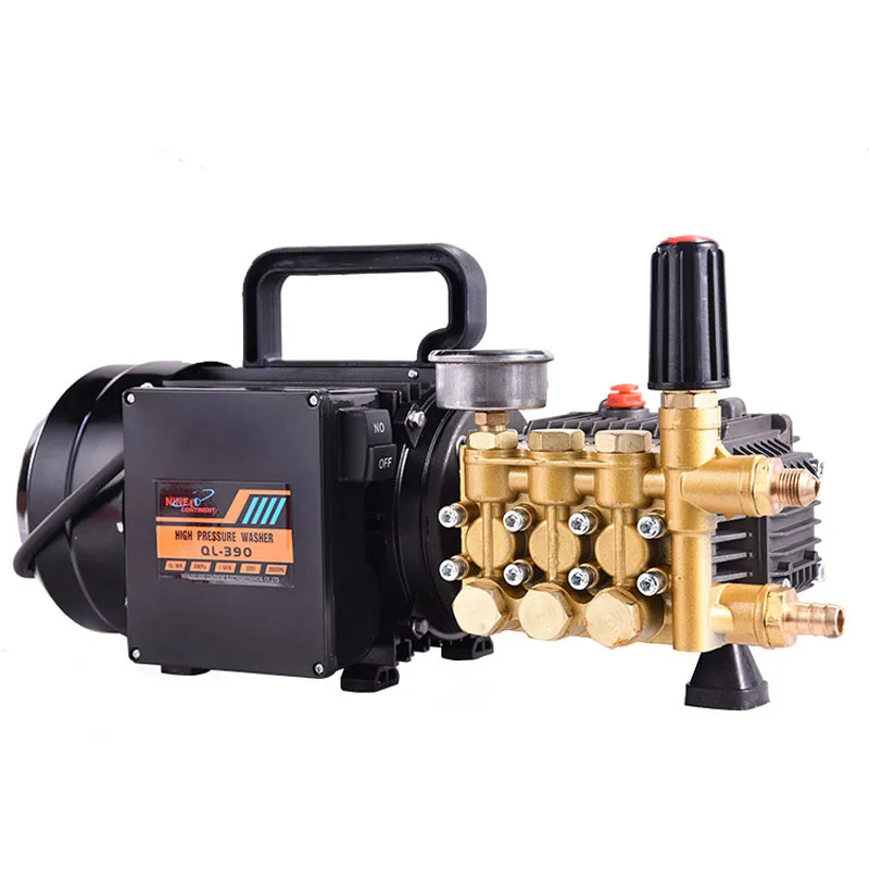 QL 390 латунный тройной плунжерный насос бытовая стиральная машина мойка высокого