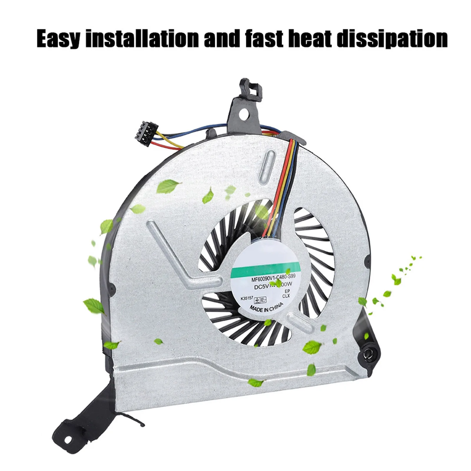 Вентилятор радиатор для процессора HP 15 p Series кулер охлаждения высокая