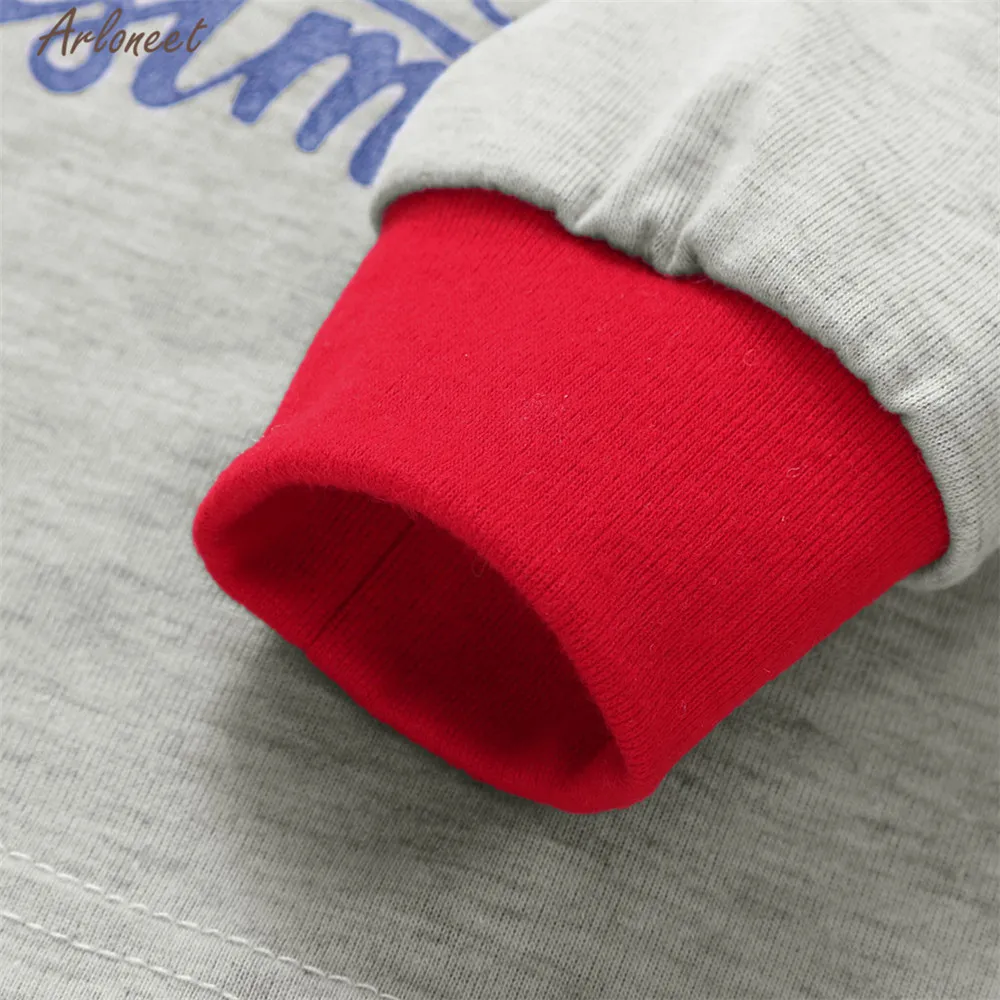 Рождественская одежда ARLONEET Детский комплект из 2 предметов Топ с длинным рукавом